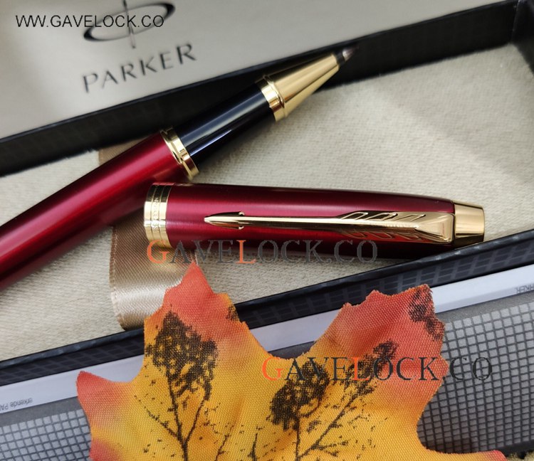 PARKER IM Rollerball Pen Red Gold Best Quality